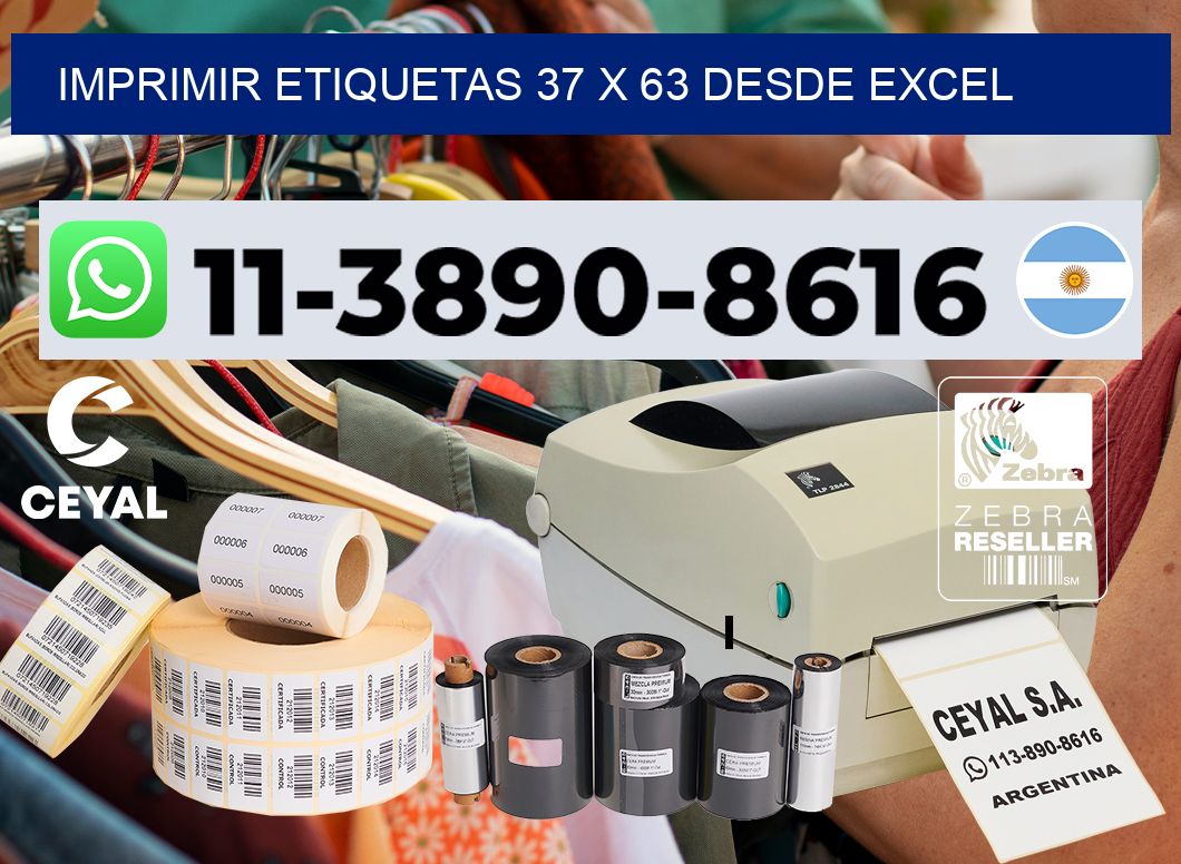 imprimir etiquetas 37 x 63 desde excel