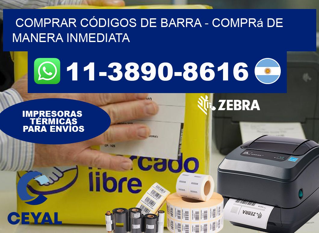 COMPRAR CÓDIGOS DE BARRA – Comprá de manera inmediata