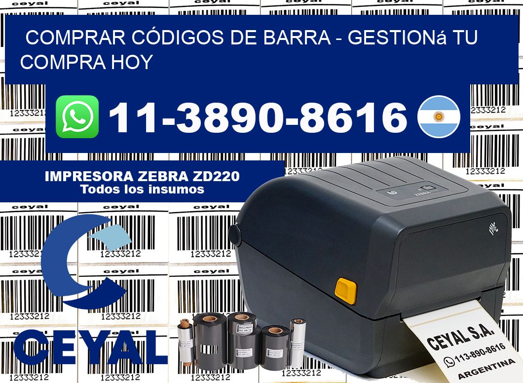 COMPRAR CÓDIGOS DE BARRA - Gestioná tu compra hoy