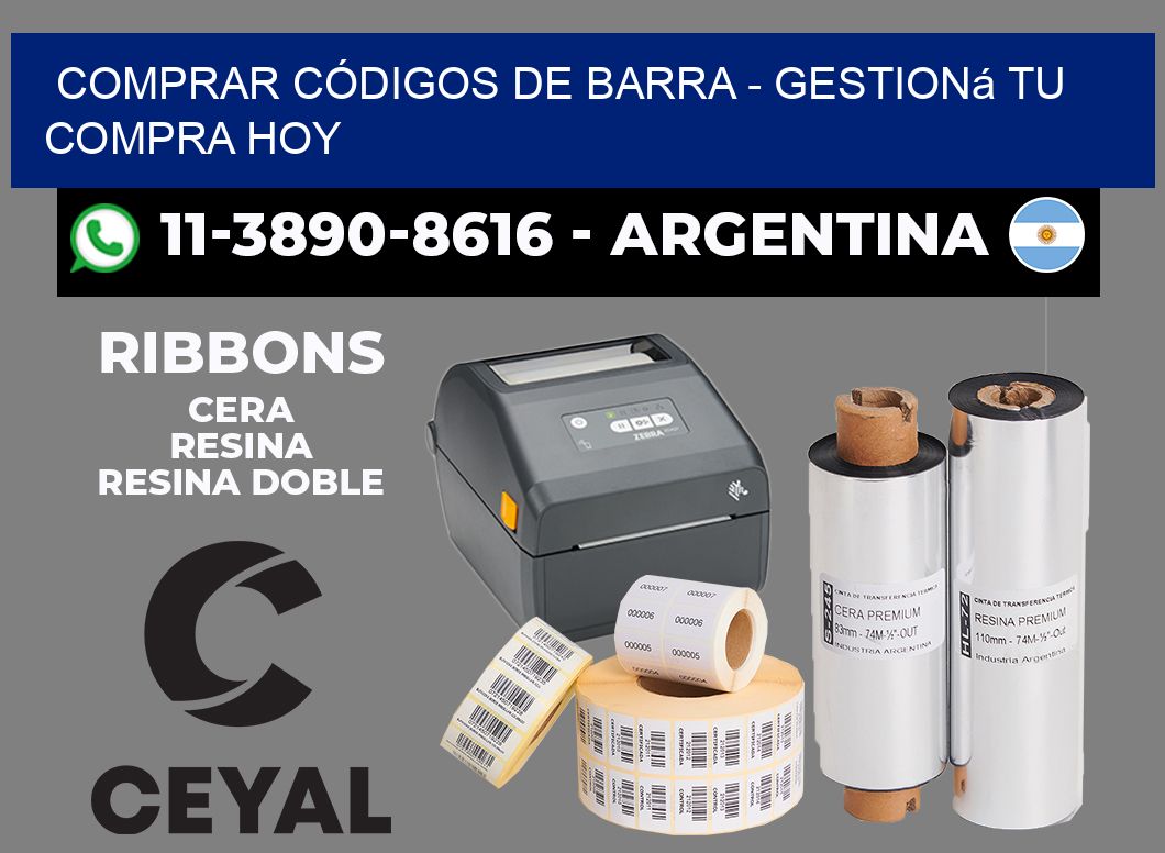 COMPRAR CÓDIGOS DE BARRA - Gestioná tu compra hoy