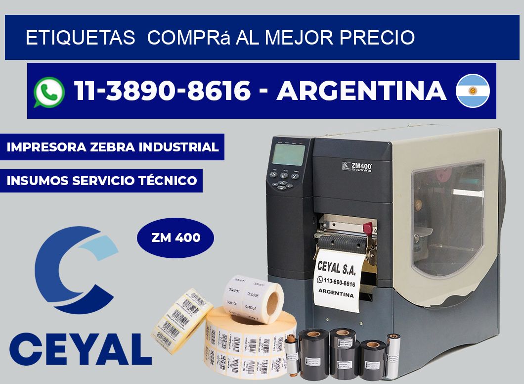 ETIQUETAS  Comprá al mejor precio