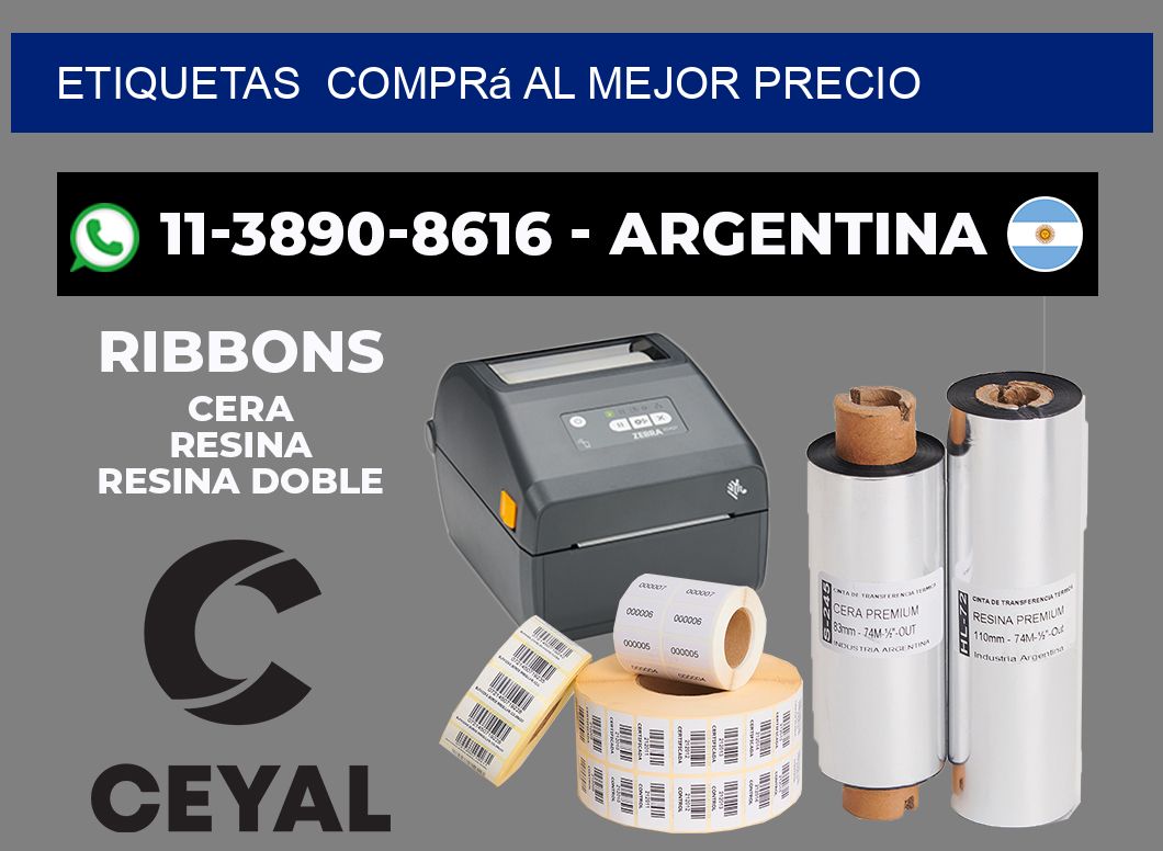 ETIQUETAS  Comprá al mejor precio