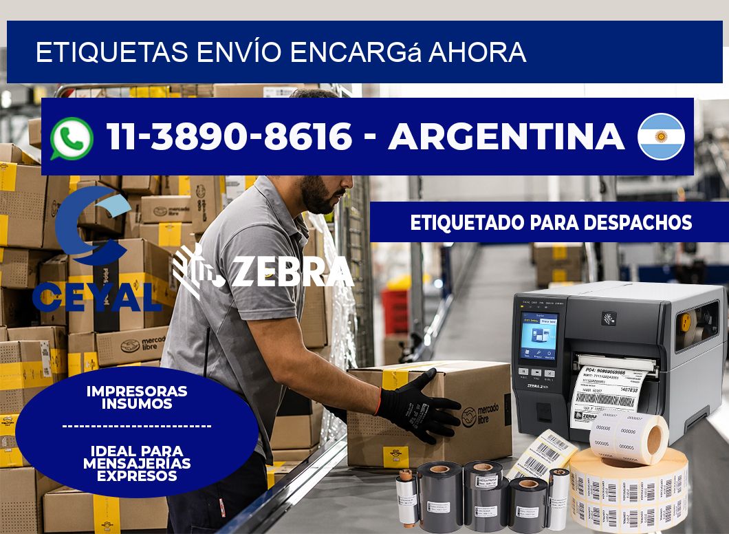 ETIQUETAS ENVÍO Encargá ahora