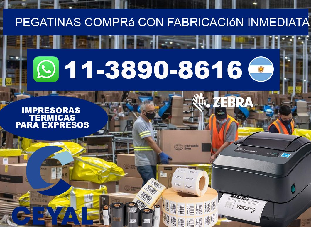 PEGATINAS Comprá con fabricación inmediata