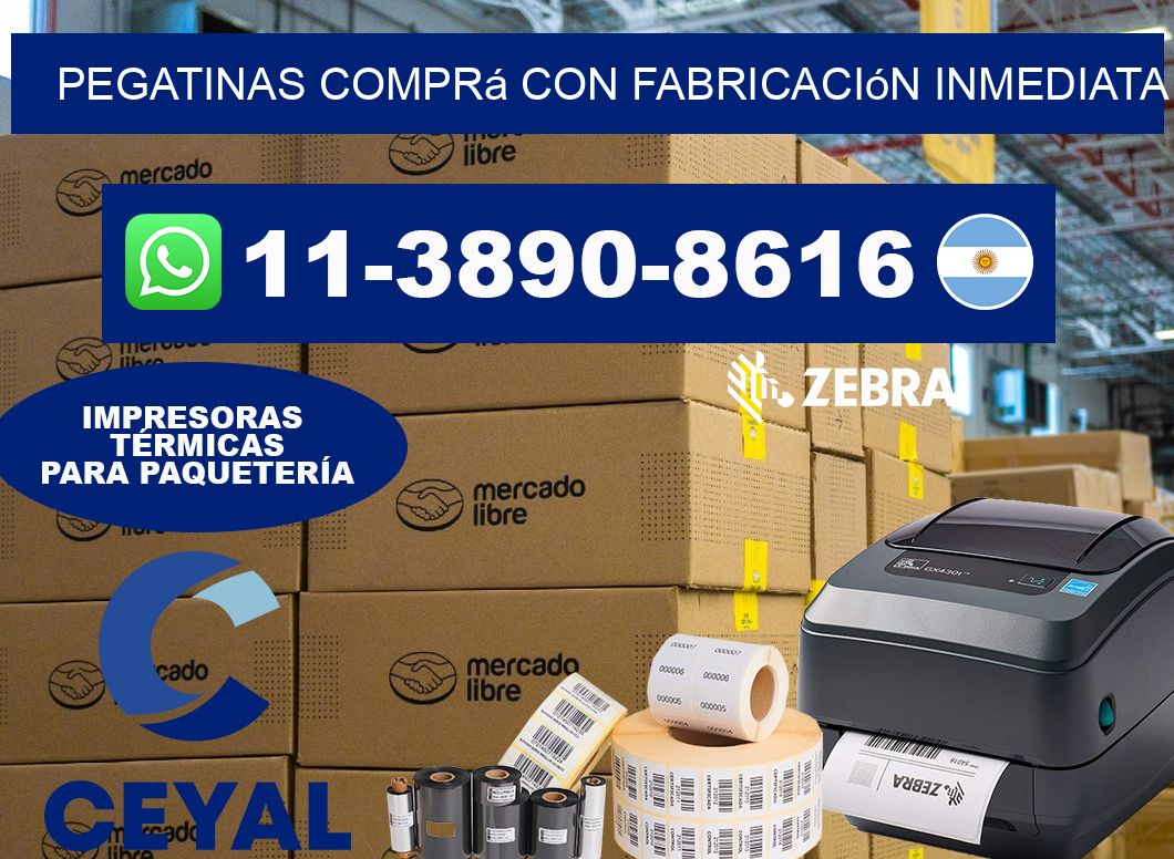 PEGATINAS Comprá con fabricación inmediata