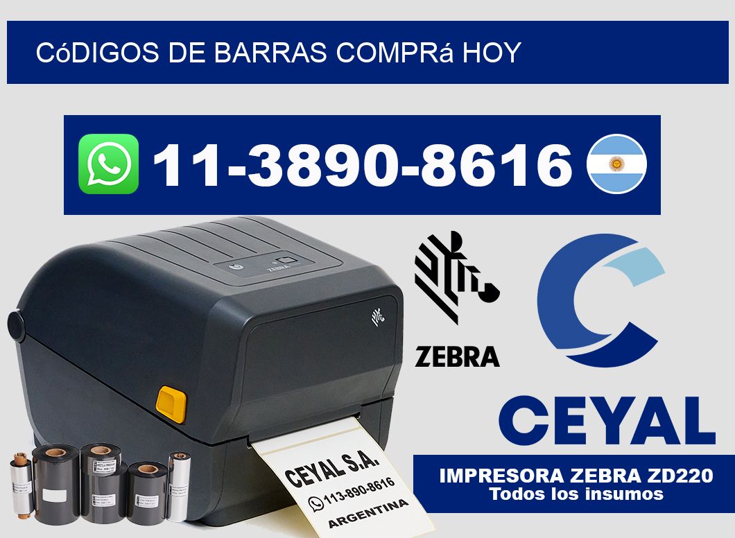 códigos de barras Comprá hoy