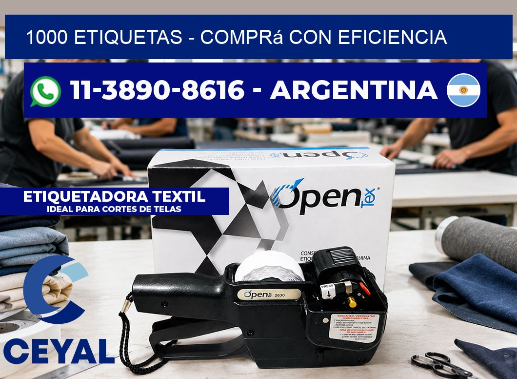 1000 ETIQUETAS - Comprá con eficiencia