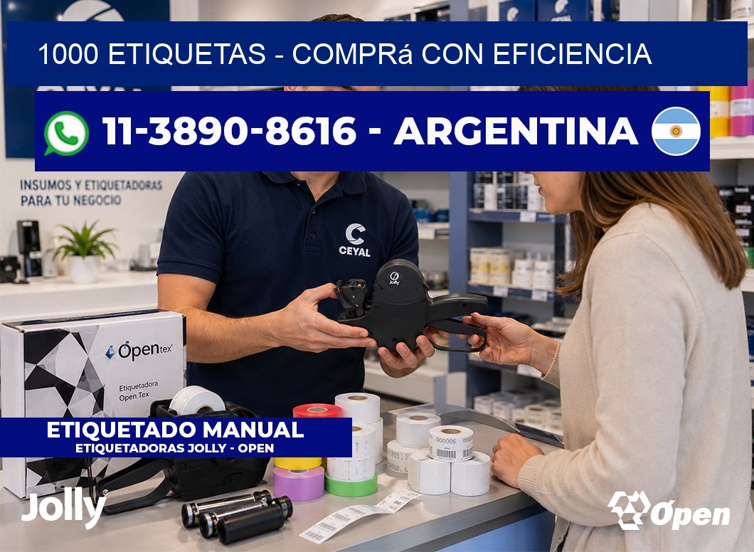 1000 ETIQUETAS - Comprá con eficiencia