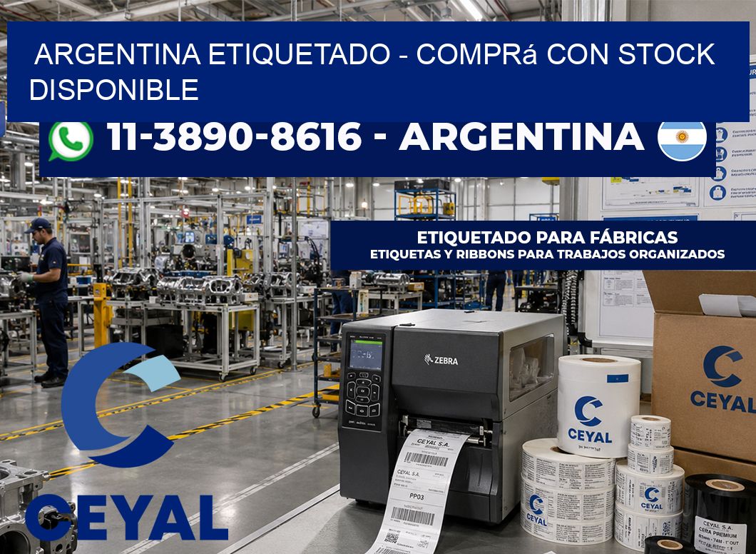 ARGENTINA ETIQUETADO - Comprá con stock disponible