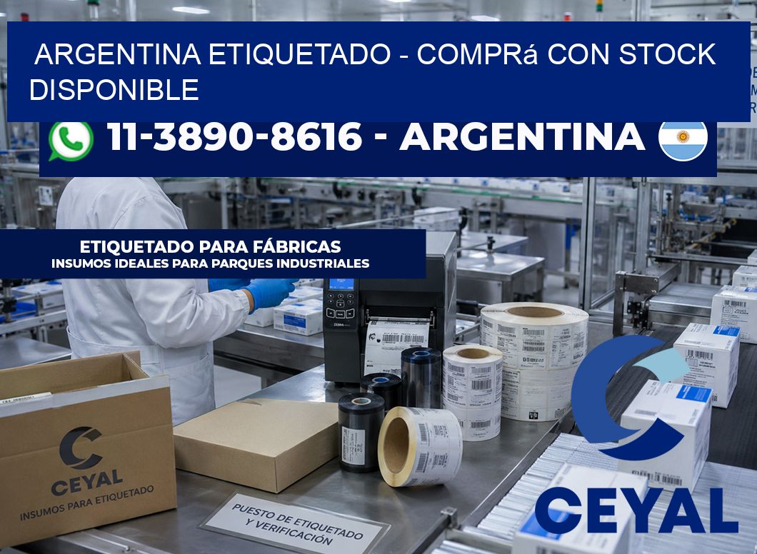 ARGENTINA ETIQUETADO - Comprá con stock disponible