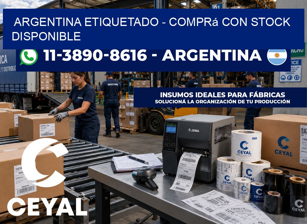 ARGENTINA ETIQUETADO - Comprá con stock disponible