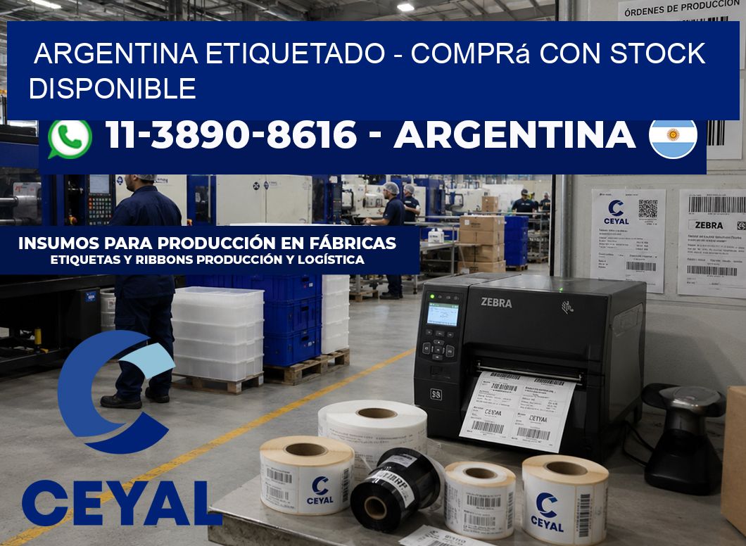 ARGENTINA ETIQUETADO – Comprá con stock disponible