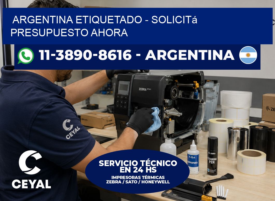 ARGENTINA ETIQUETADO - Solicitá presupuesto ahora