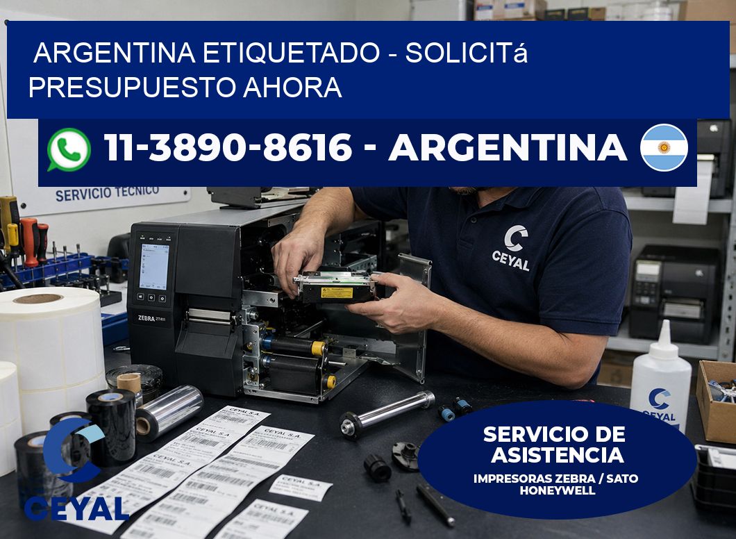 ARGENTINA ETIQUETADO - Solicitá presupuesto ahora