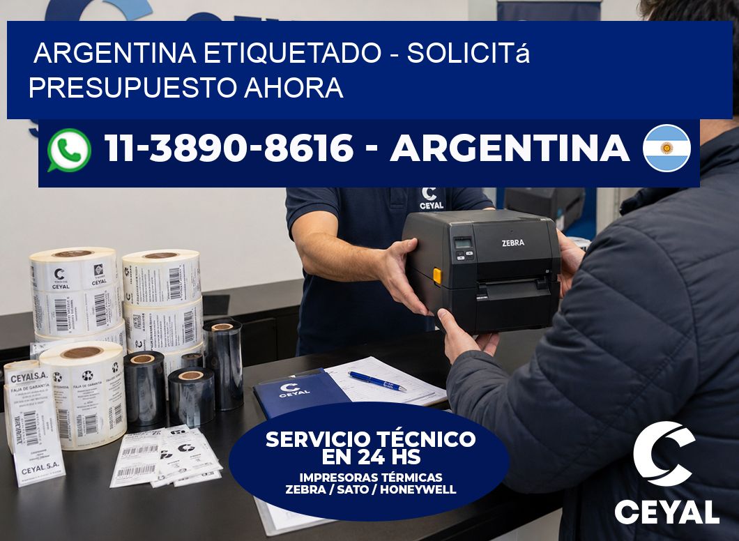 ARGENTINA ETIQUETADO - Solicitá presupuesto ahora