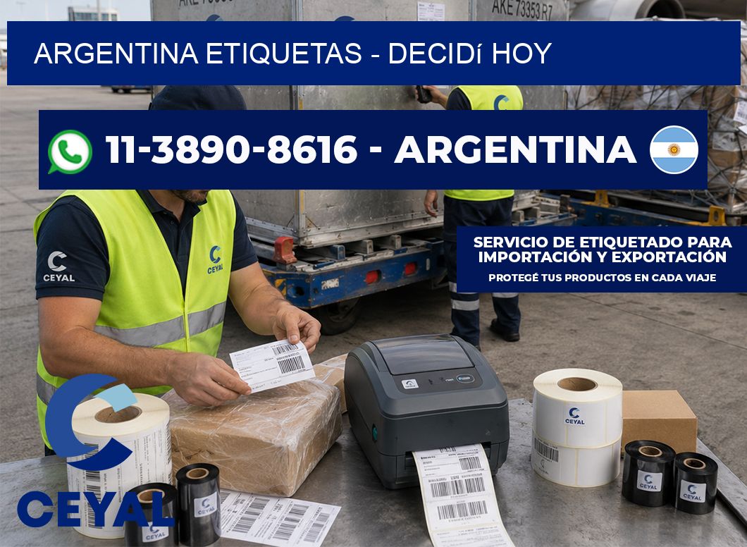 ARGENTINA ETIQUETAS - Decidí hoy