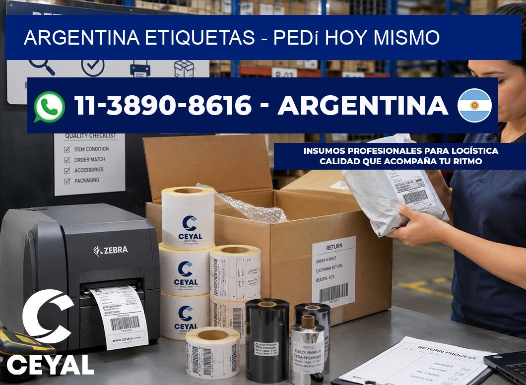 ARGENTINA ETIQUETAS - Pedí hoy mismo