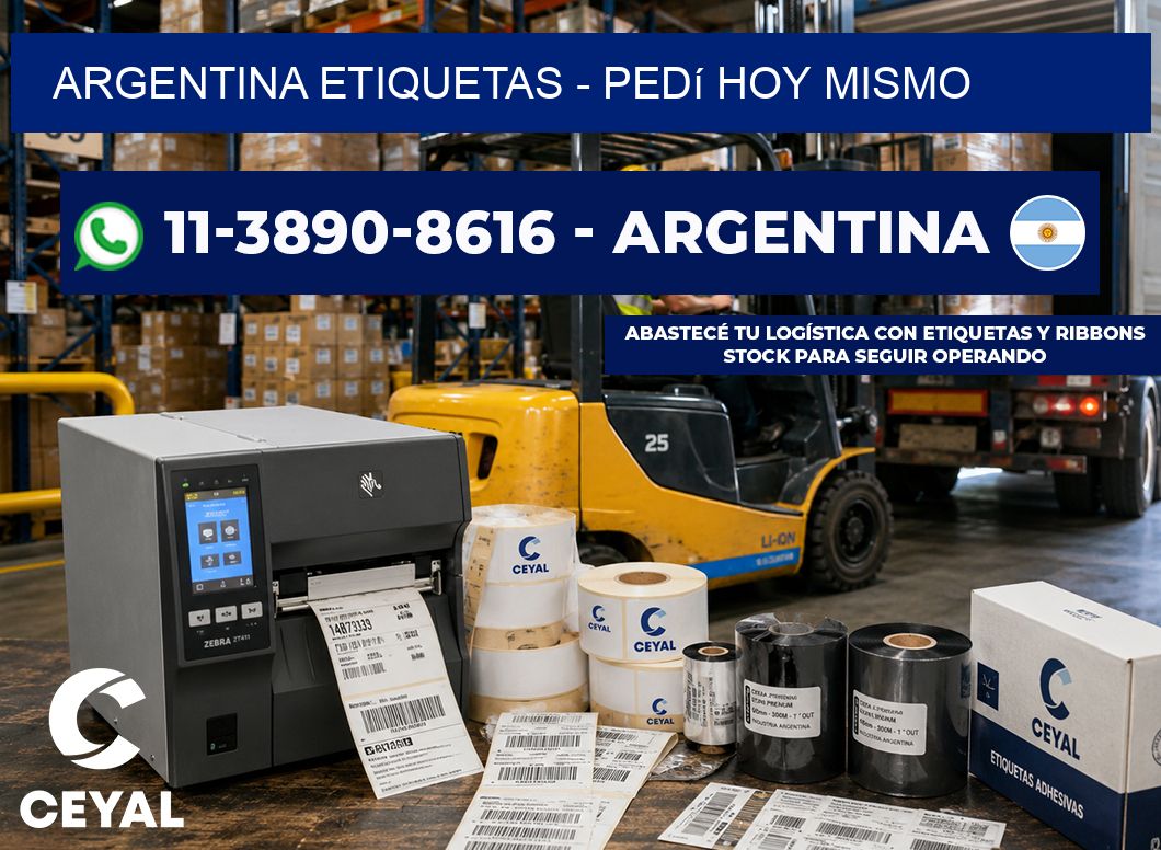 ARGENTINA ETIQUETAS - Pedí hoy mismo