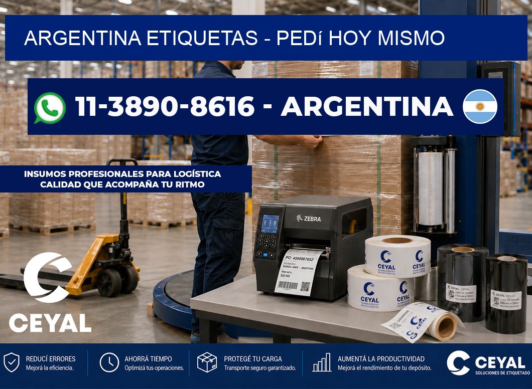 ARGENTINA ETIQUETAS - Pedí hoy mismo