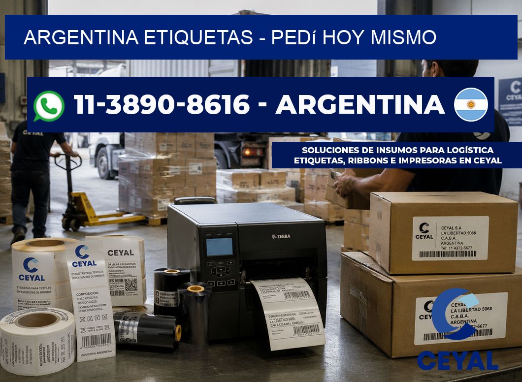ARGENTINA ETIQUETAS - Pedí hoy mismo