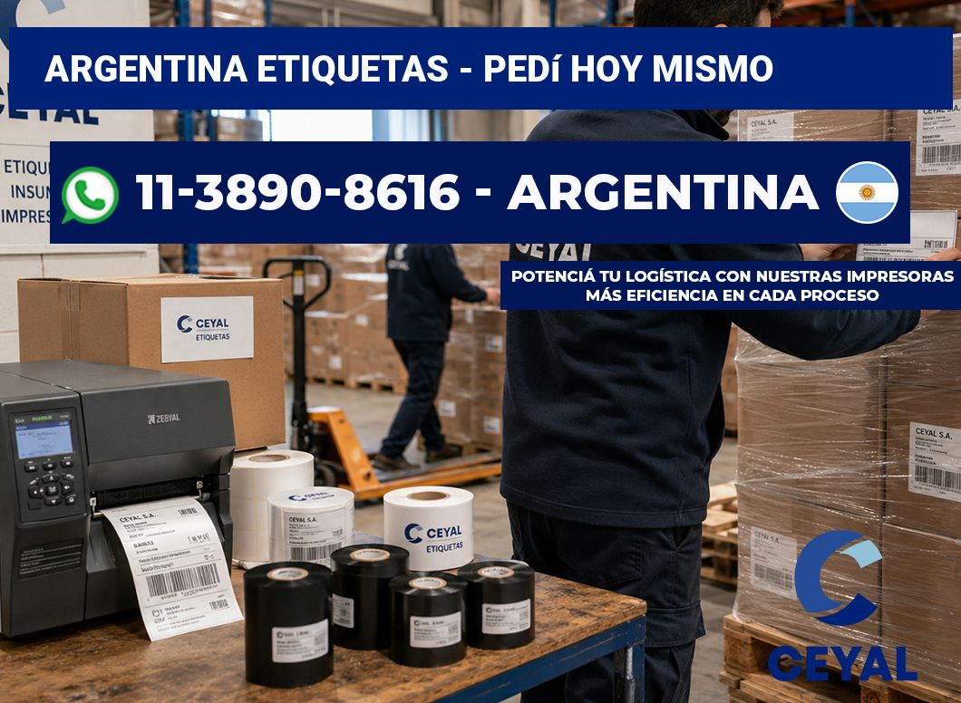 ARGENTINA ETIQUETAS – Pedí hoy mismo