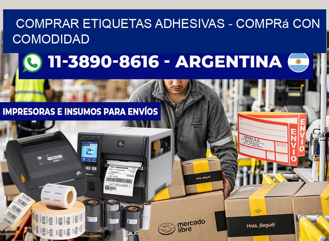 COMPRAR ETIQUETAS ADHESIVAS - Comprá con comodidad