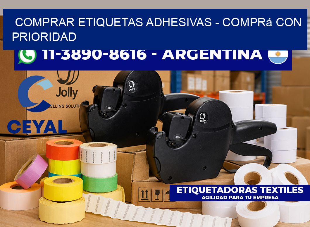 COMPRAR ETIQUETAS ADHESIVAS - Comprá con prioridad