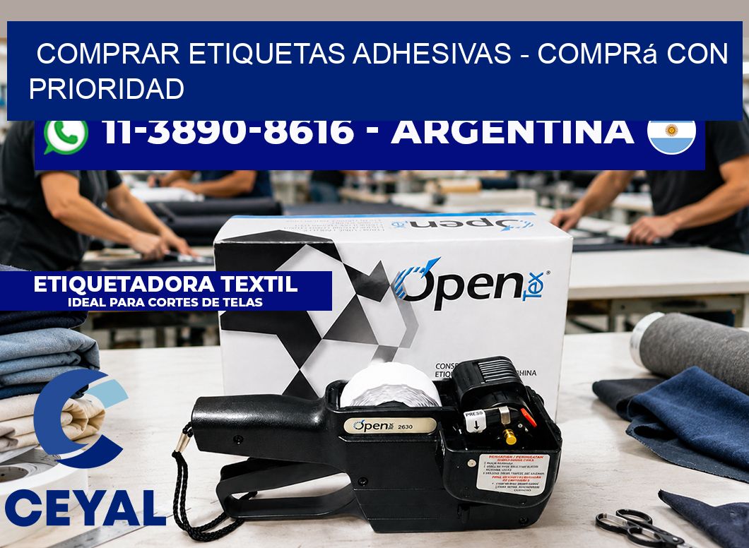 COMPRAR ETIQUETAS ADHESIVAS - Comprá con prioridad