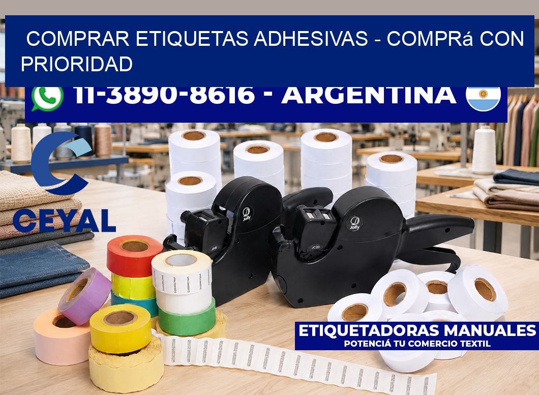 COMPRAR ETIQUETAS ADHESIVAS - Comprá con prioridad