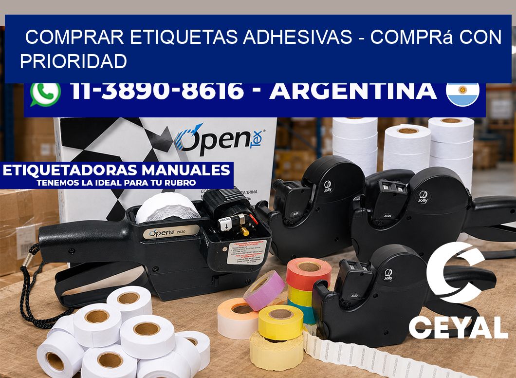 COMPRAR ETIQUETAS ADHESIVAS – Comprá con prioridad