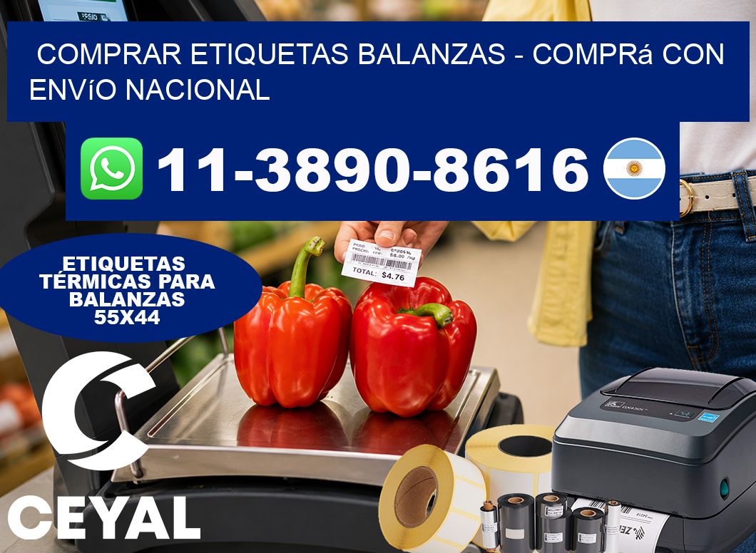 COMPRAR ETIQUETAS BALANZAS - Comprá con envío nacional