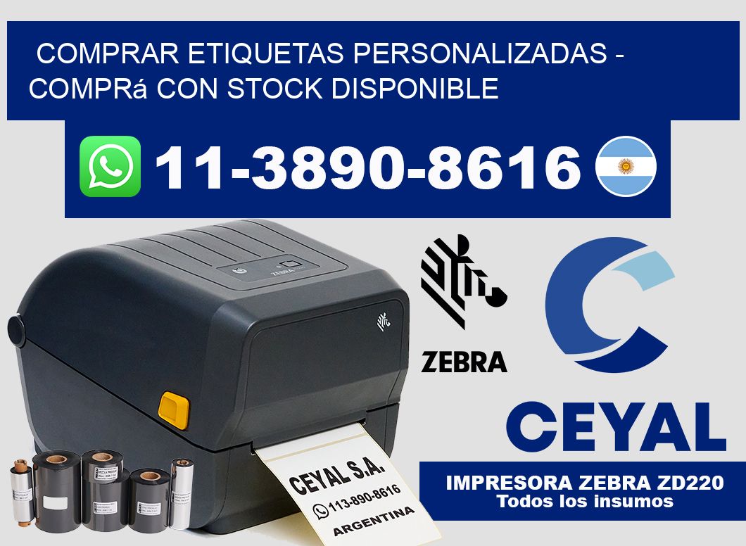 COMPRAR ETIQUETAS PERSONALIZADAS – Comprá con stock disponible