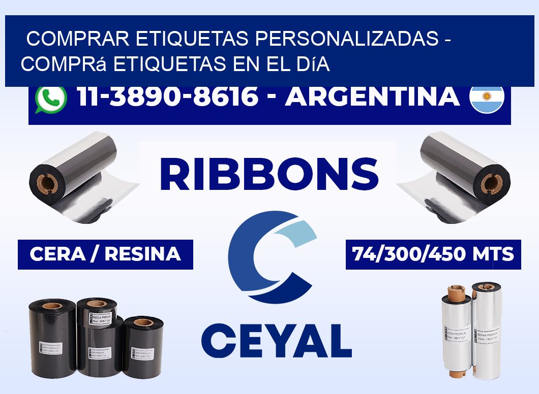 COMPRAR ETIQUETAS PERSONALIZADAS - Comprá etiquetas en el día