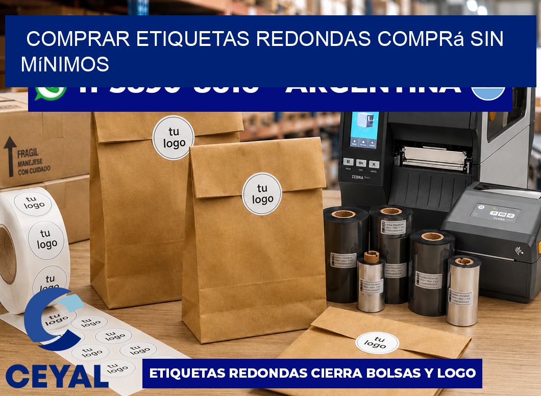 COMPRAR ETIQUETAS REDONDAS Comprá sin mínimos