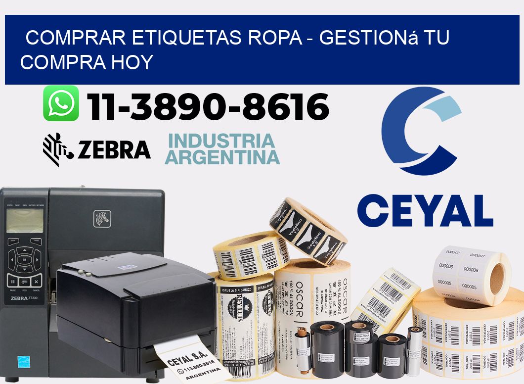 COMPRAR ETIQUETAS ROPA - Gestioná tu compra hoy