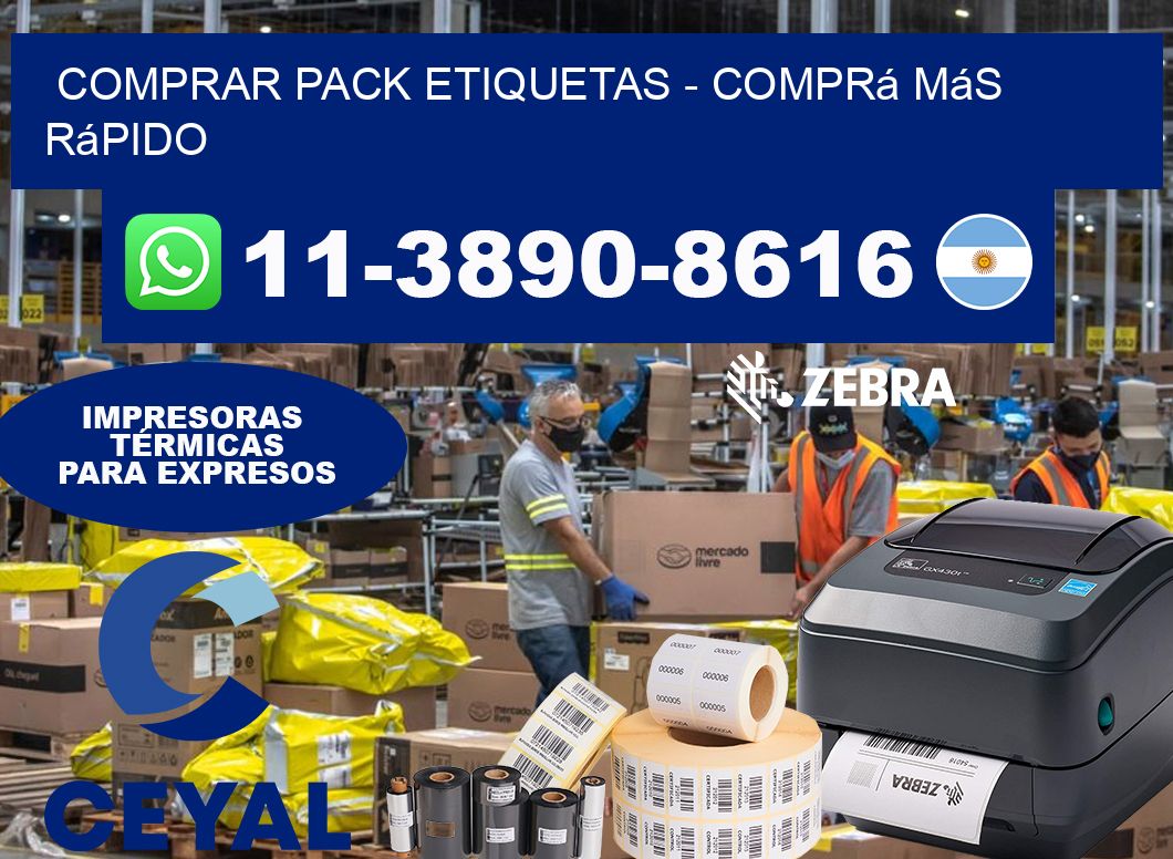 COMPRAR PACK ETIQUETAS - Comprá más rápido