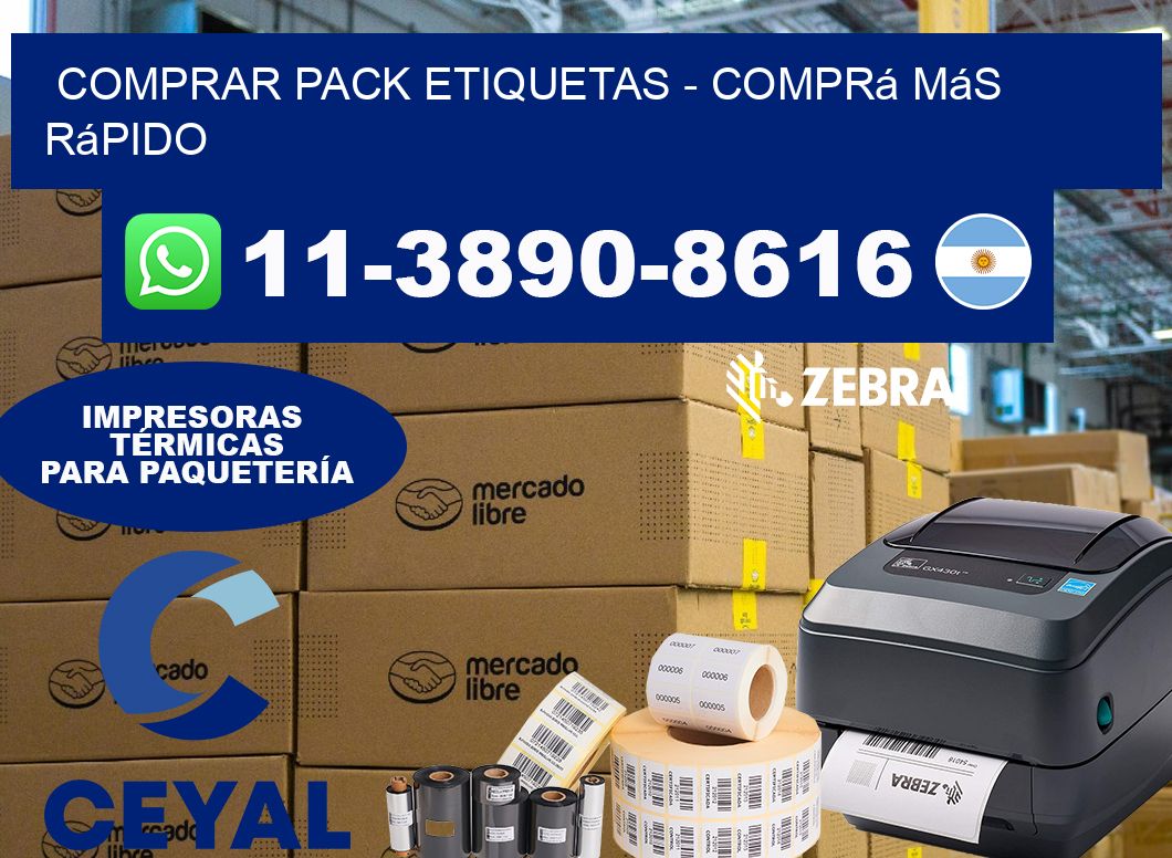 COMPRAR PACK ETIQUETAS - Comprá más rápido