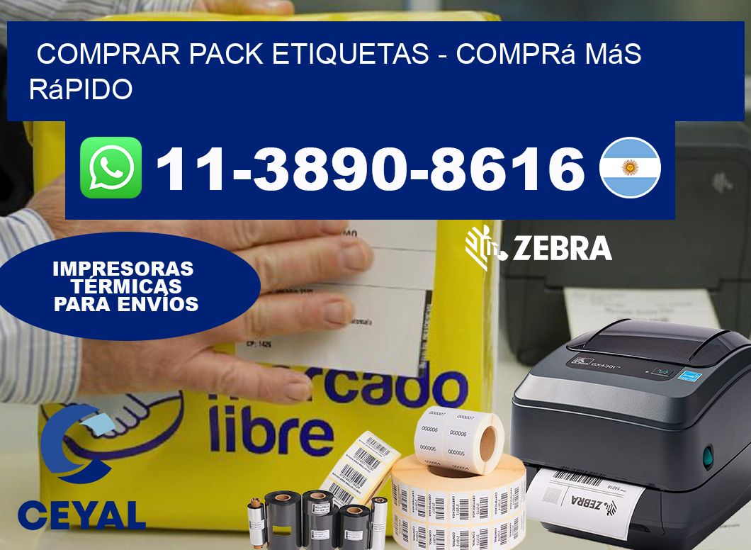 COMPRAR PACK ETIQUETAS - Comprá más rápido