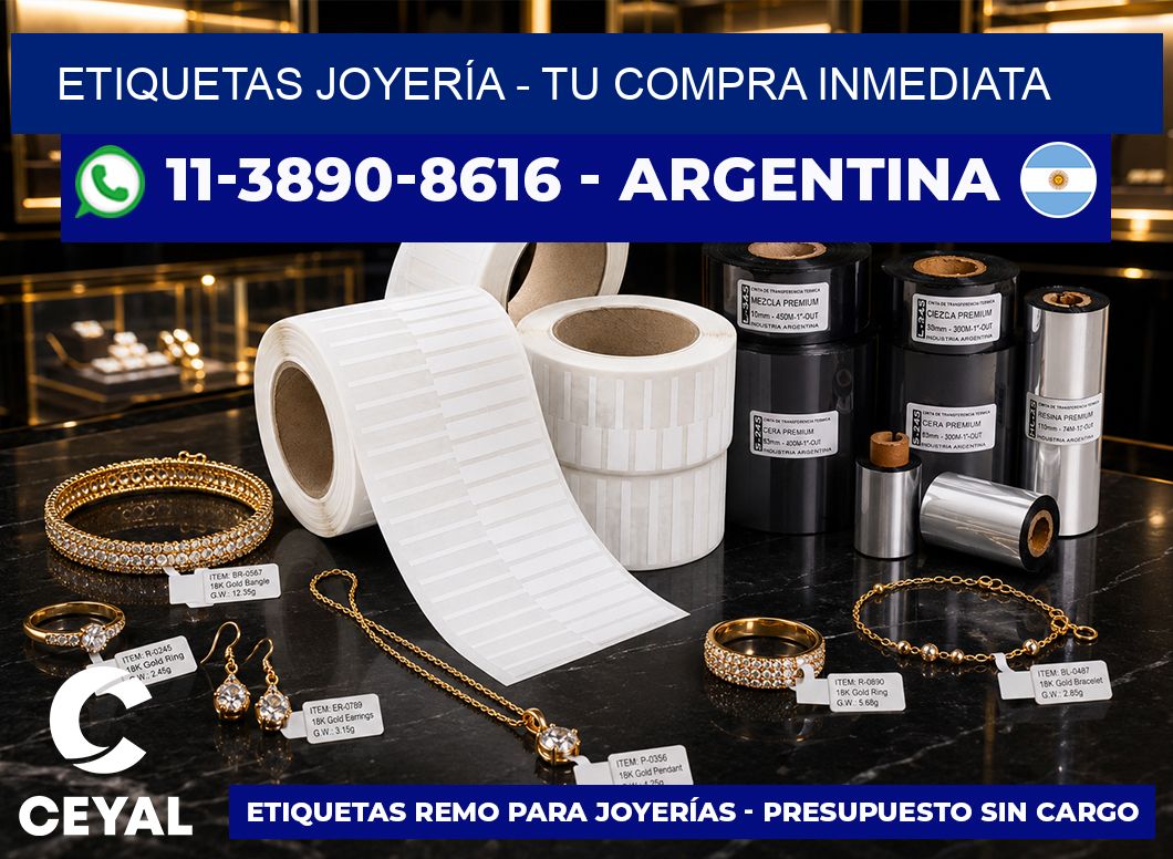 ETIQUETAS JOYERÍA – Tu compra inmediata