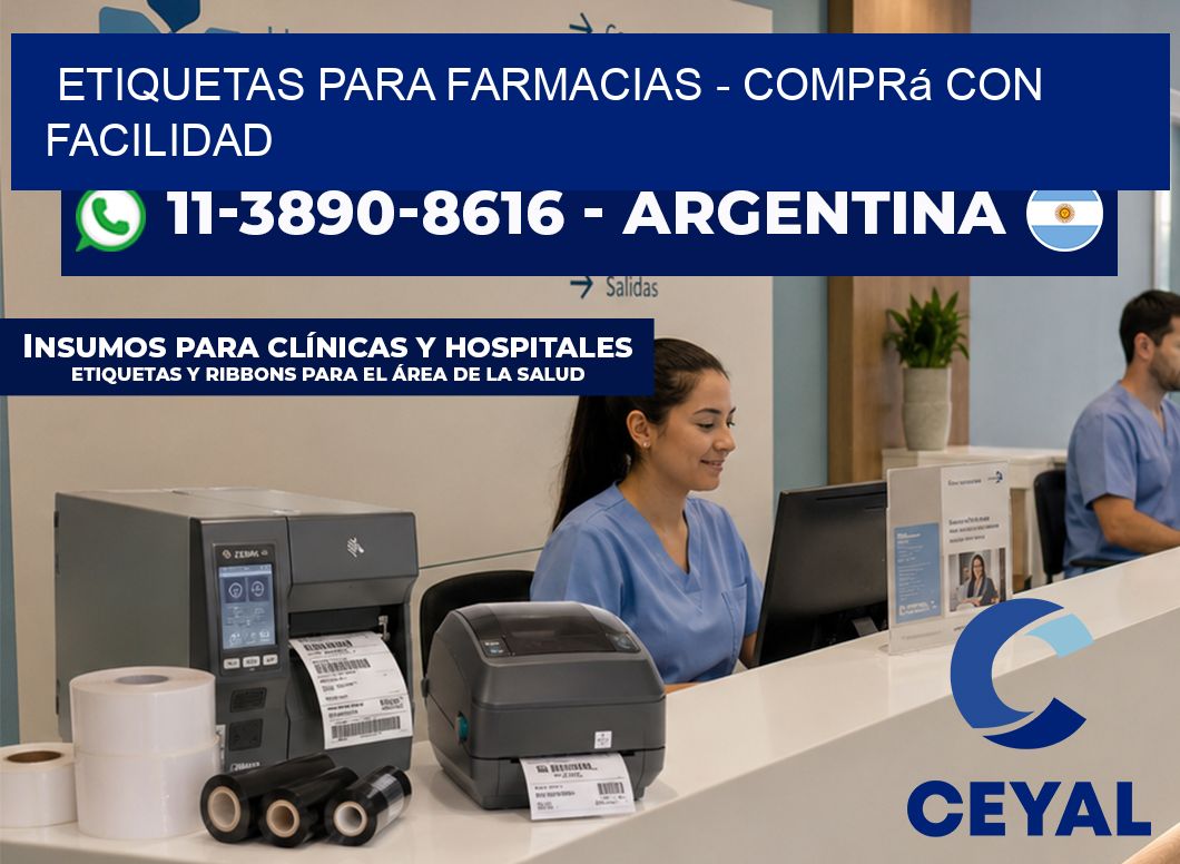 ETIQUETAS PARA FARMACIAS - Comprá con facilidad