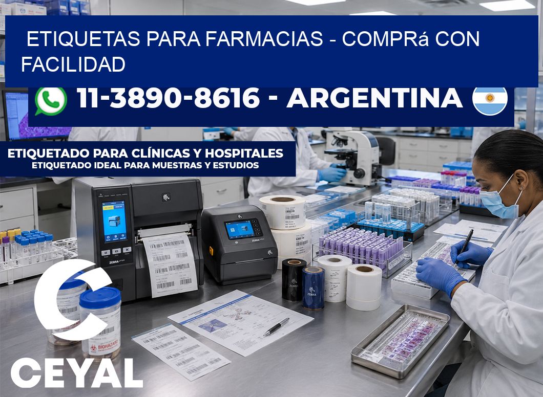 ETIQUETAS PARA FARMACIAS - Comprá con facilidad