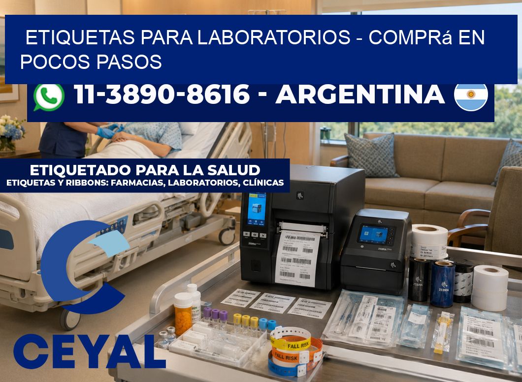 ETIQUETAS PARA LABORATORIOS – Comprá en pocos pasos