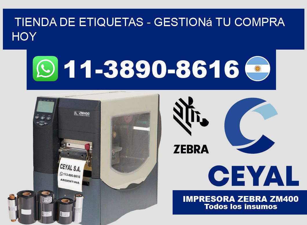 TIENDA DE ETIQUETAS - Gestioná tu compra hoy