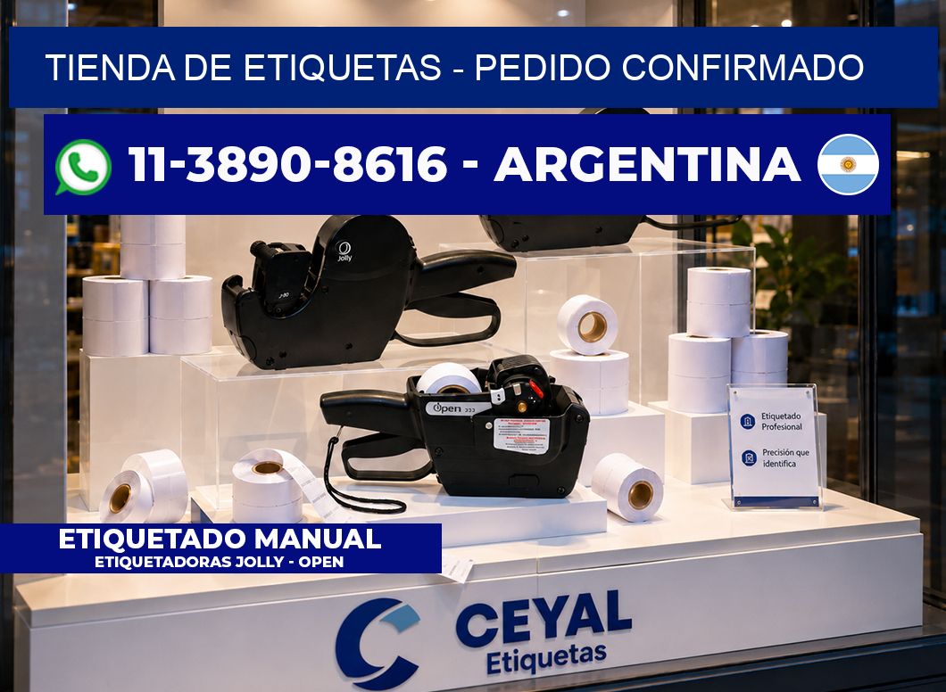 TIENDA DE ETIQUETAS – Pedido confirmado