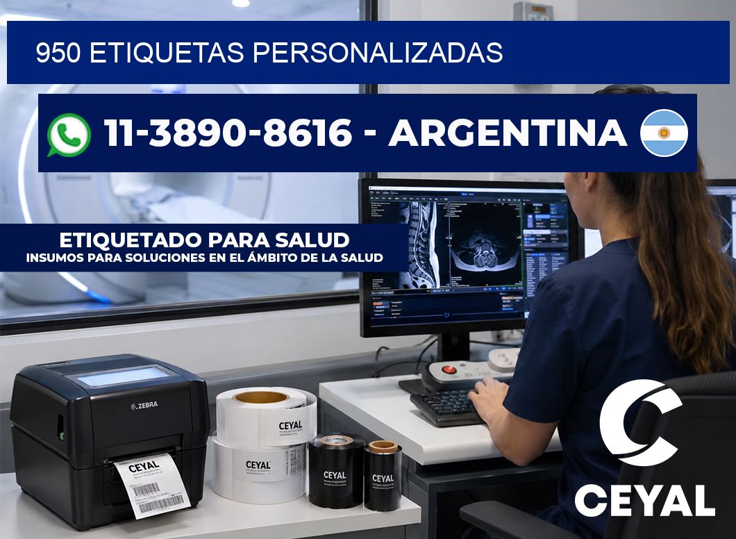 950 ETIQUETAS PERSONALIZADAS