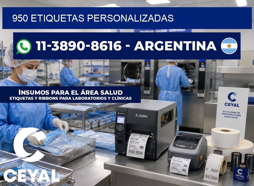 950 ETIQUETAS PERSONALIZADAS