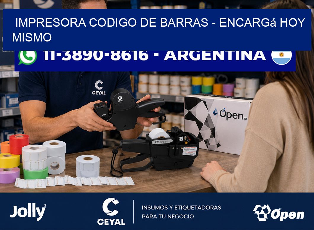 IMPRESORA CODIGO DE BARRAS - Encargá hoy mismo