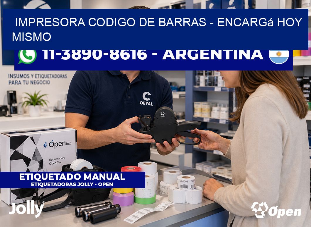 IMPRESORA CODIGO DE BARRAS – Encargá hoy mismo