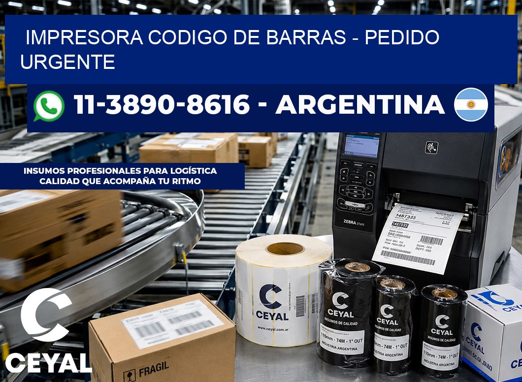 IMPRESORA CODIGO DE BARRAS - Pedido urgente