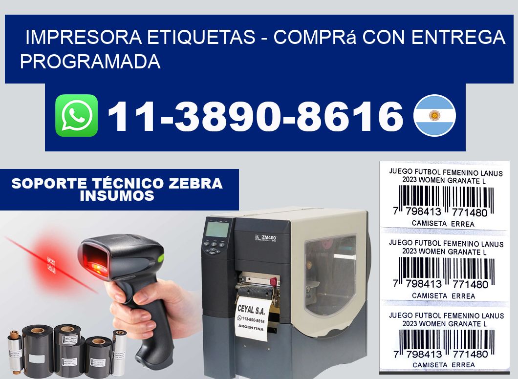 IMPRESORA ETIQUETAS - Comprá con entrega programada